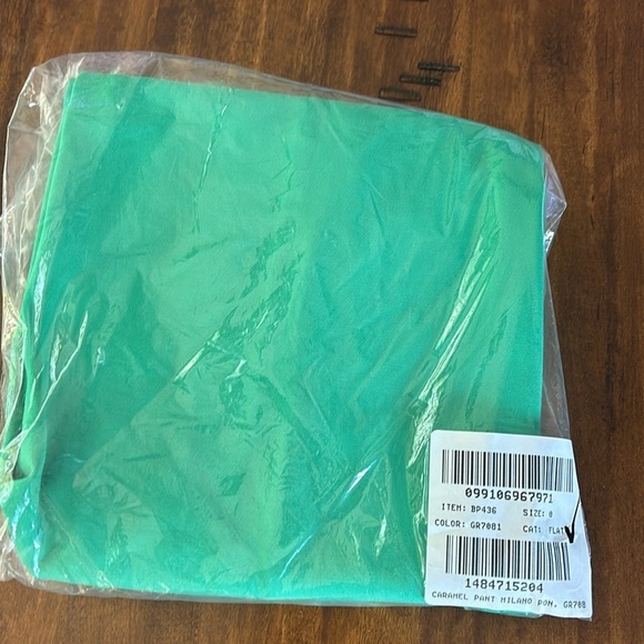 J. Crew Wide leg pants in Italian ponte BP436 Green Size 0 - Picture 5 of 5